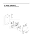 Ice maker/ice bin parts