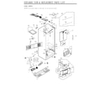 LG LFXS26596M/00 case parts diagram