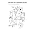 LG LFXS30726M/00 case parts diagram