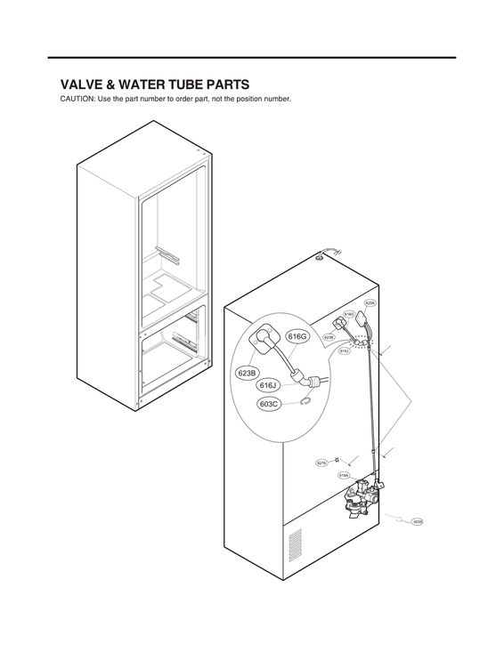 VALVE/WATER TUBE PARTS