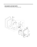 Ice maker/ice bin parts