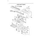 LG LMV1760ST/00 oven cavity parts diagram