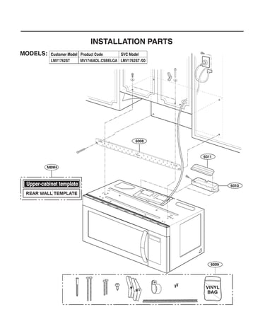 Installation parts