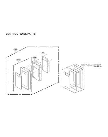 Control panel parts