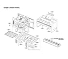 LG LMV1831BD/00 oven cavity parts diagram