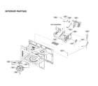 LG LMV1831BD/00 interior parts (ii) diagram