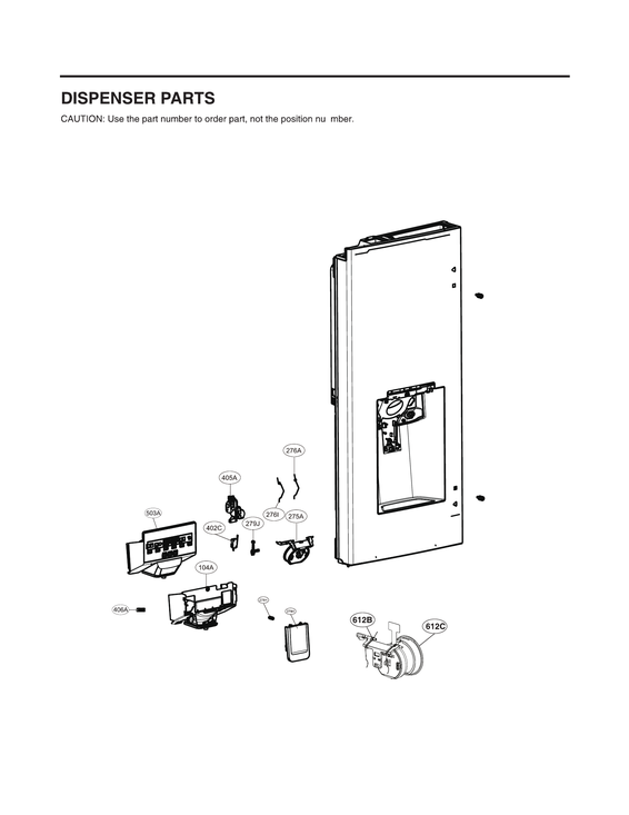 DISPENSER PARTS