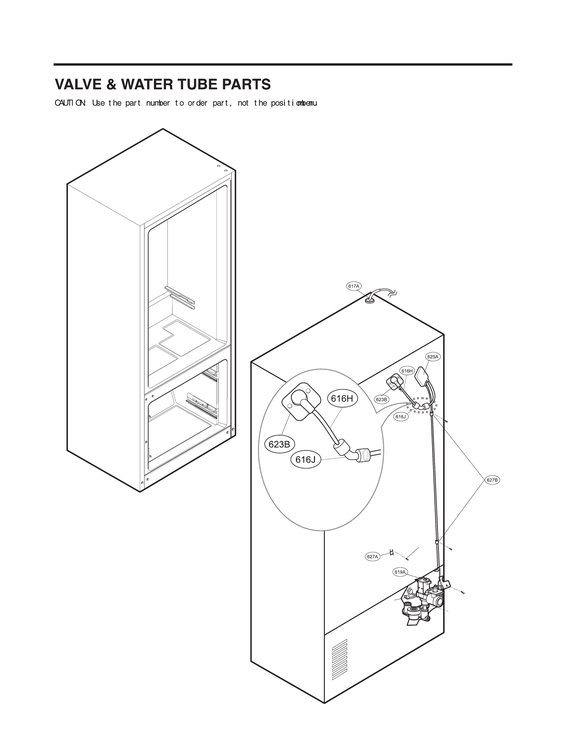 VALVE/WATER TUBE PARTS