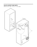 Valve/water tube parts