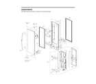 LG LRFDC2406D/00 refrigerator door parts diagram