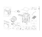 Samsung DVG50R8500V/A3-00 main unit assy diagram