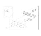 Samsung DVG50R8500V/A3-00 control panel assy diagram