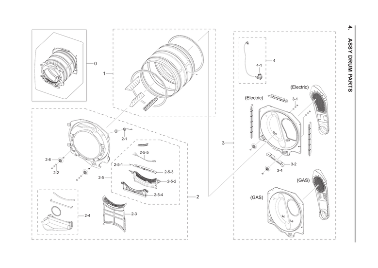 DRUM PARTS ASSY