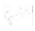 Samsung DVG50R8500V/A3-00 duct & burner assy diagram