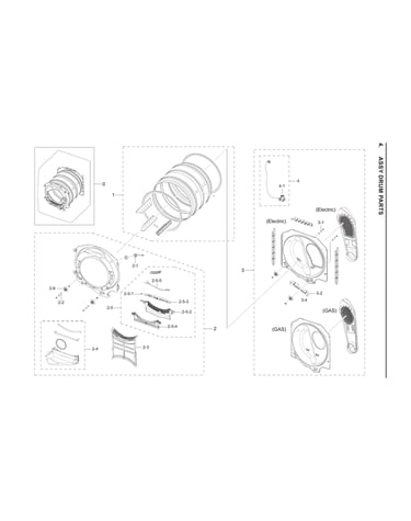 Drum parts assy