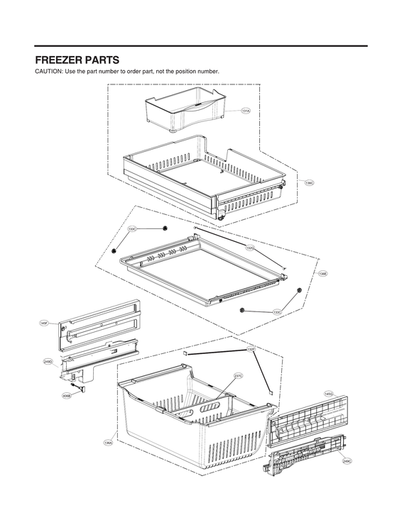 Freezer parts