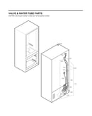 Valve/water tube parts