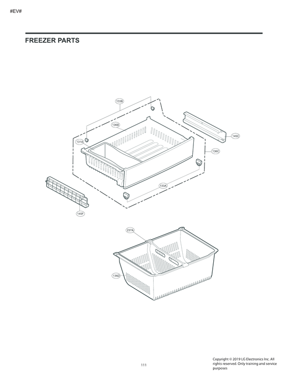 Freezer parts