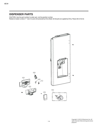 Dispenser parts