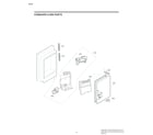 LG LRFXS2503D/00 icemaker/bin parts diagram