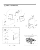Ice maker & ice bin parts