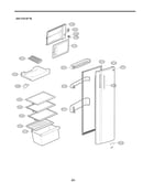 Door/drawer/freezer parts