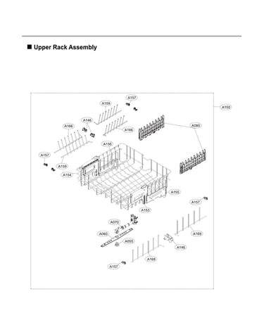 Upper rack assy