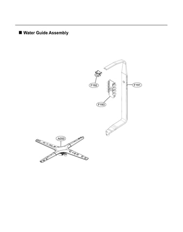 Water guide assy