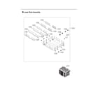 LG ADFD5448AT/00 lower rack assy diagram