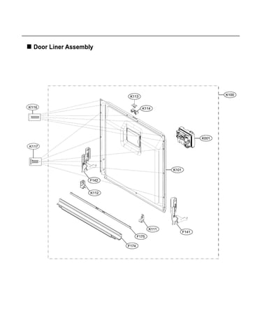 Door liner assy