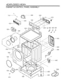 Cabinet & control panel assy
