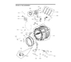 LG WM4200HWA/00 drum & tub assy diagram