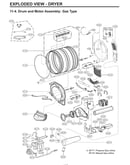 Drum/motor assy: gas type