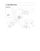 Motor duct assy