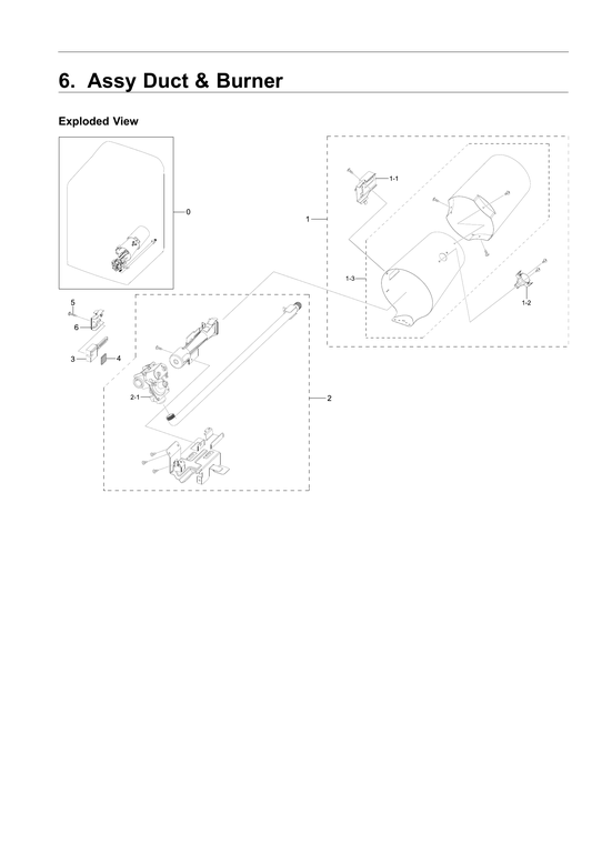 DUCT & BURNER ASSY