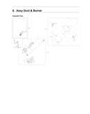 Duct & burner assy