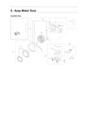 Motor duct assy
