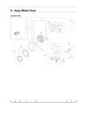 Motor duct assy