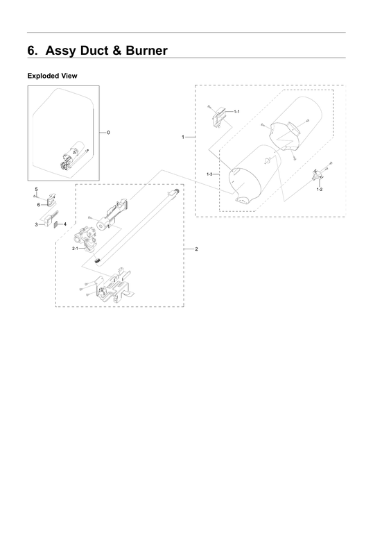 DUCT & BURNER ASSY