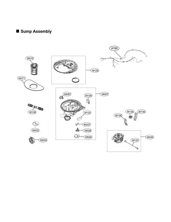Water guide assy
