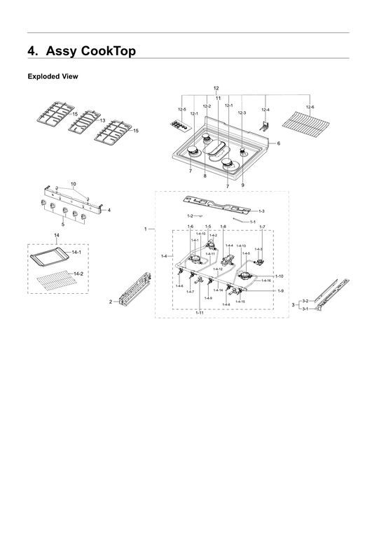 COOKTOP ASSY