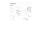 Samsung DW80R9950US/AA-00 door assy diagram