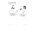 Samsung DW80R9950US/AA-00 basket parts assy diagram