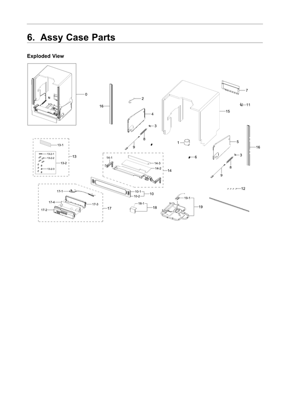 CASE PARTS ASSY