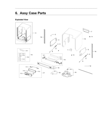 Case parts assy