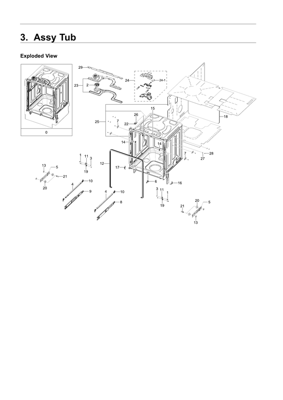 Tub assy