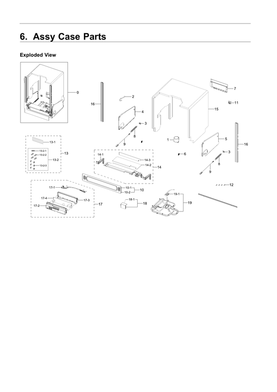 Case parts assy