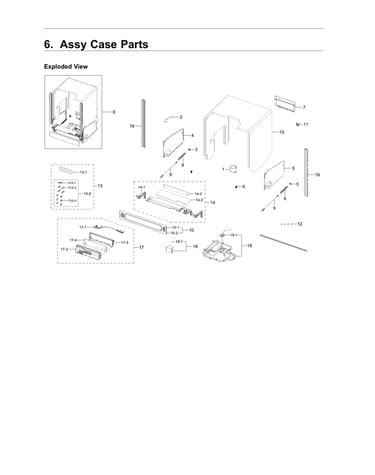 Case parts assy