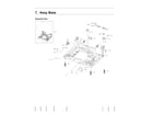 Samsung DW80R9950US/AA-01 base assy diagram
