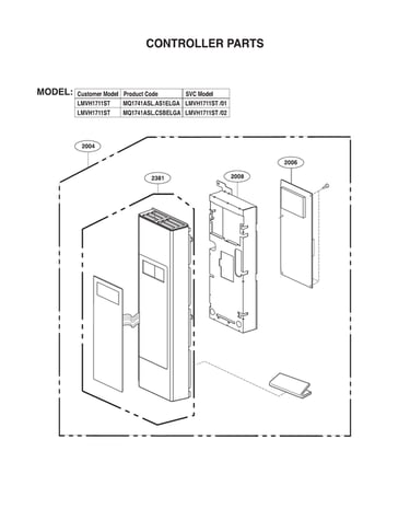 Controller parts
